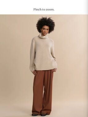 Jenni Kayne Cashmere Jet Turtleneck